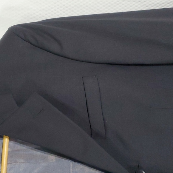 Oscar De La Renta Components Men’s Suit Jacket​ 100% Wool Black Size 40 S - Picture 3 of 14